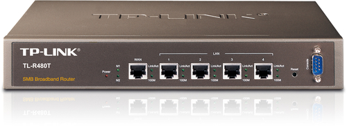 Ruteador Alambrico TP-Link TL-R480T Ethernet rápido, 5 RJ-45