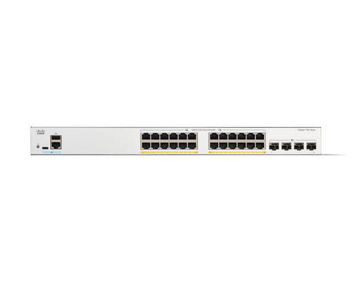 Miniatura 2 de Switch Cisco Catalyst 1300 Gestionado, L2/L3, RJ-45 24, Gigabit Ethernet (10/100/1000), 24 POE, Gris