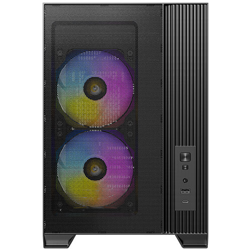 Miniatura 4 de Gabinete Antec FLUX M Micro Tower, PSU No, Vent. 2x 120 mm, Vent. 1x 120 mm, Negro