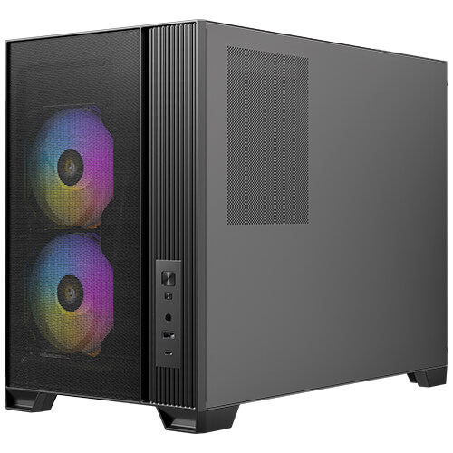 Miniatura 3 de Gabinete Antec FLUX M Micro Tower, PSU No, Vent. 2x 120 mm, Vent. 1x 120 mm, Negro