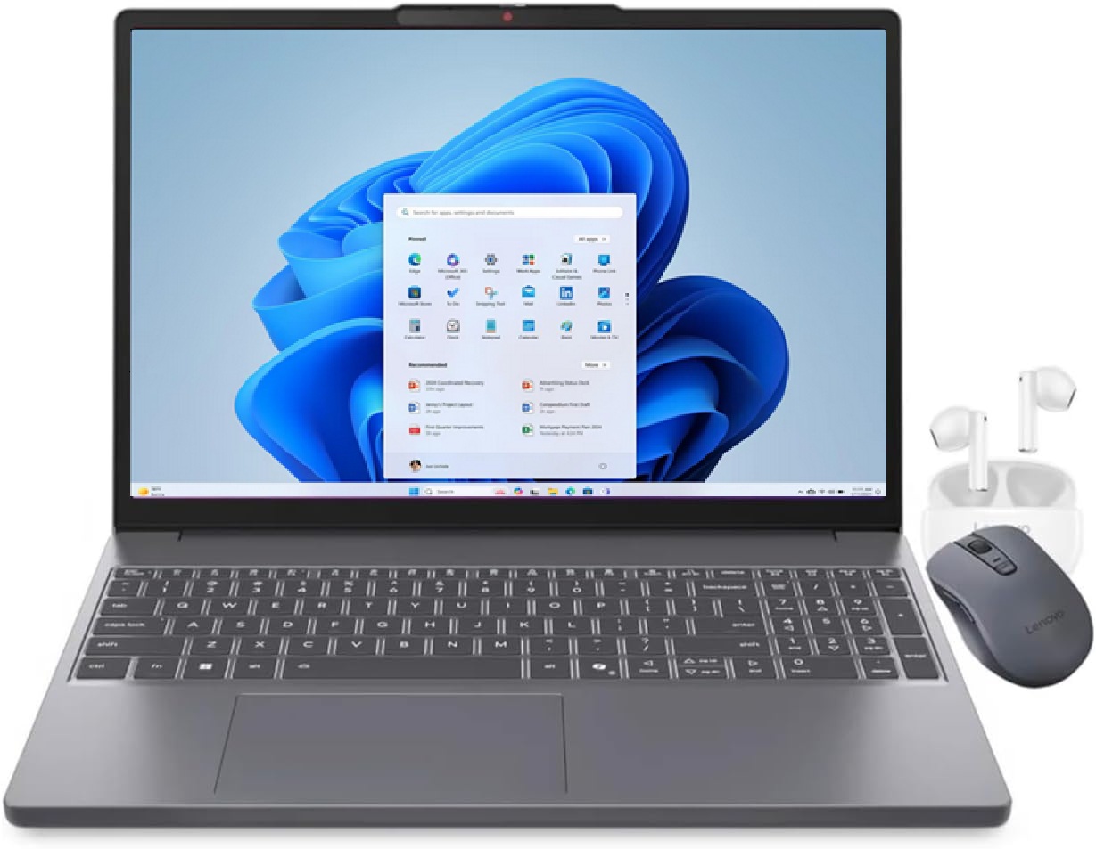 Lenovo IdeaPad Slim 3 15iRH10, 83K100BULM, Core i5-13420H, Ram 24GB, Alm 512GB, W11 Home, 1 aa?o de garantia. Incluye Lenovo Earbuds E310 y Mouse