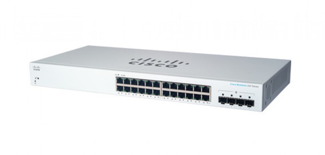 Switch Cisco Small Business CBS220-24T-4G Gestionado, L2, RJ-45 24, Gigabit Ethernet (10/100/1000)