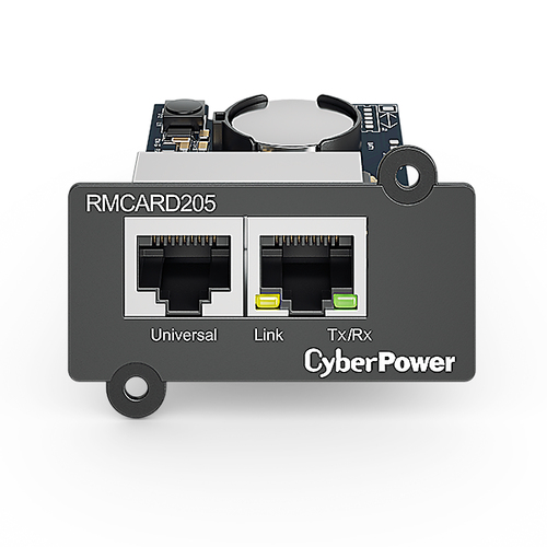 Miniatura 2 de Tarjetas de red CyberPower RMCARD205 RJ-45 2, 100 Mbit/s, Alámbrico, Azul