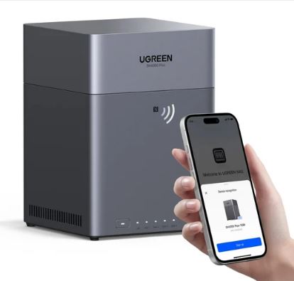 Miniatura 4 de NAS Ugreen DH4300 PLUS, UGOS PRO, RK3588C, RAM 8GB, SATA, 4 Bahias Soporta 120TB (No Incluye Disco), Acceso Remoto, Gris