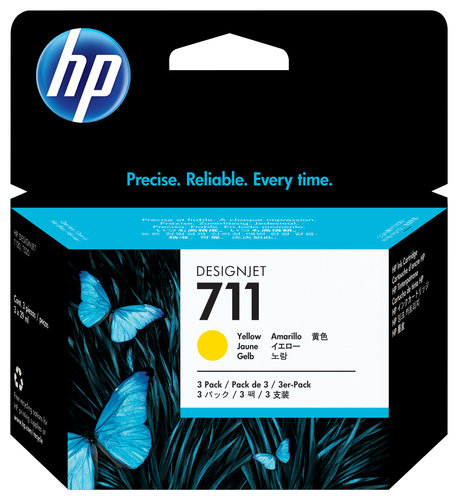 Cabezal de Impresion HP Inyección de tinta térmica, Amarillo