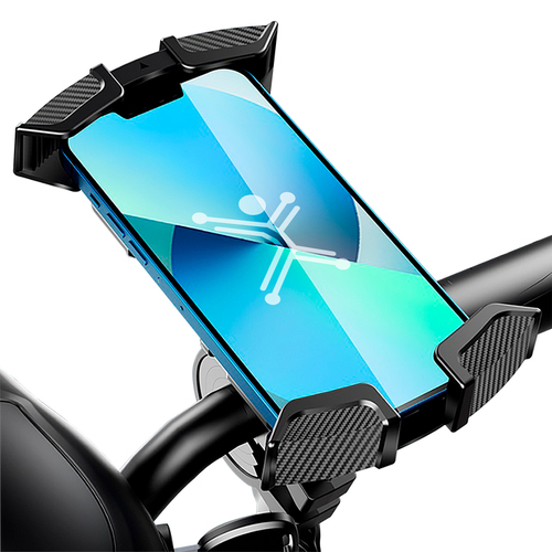 Miniatura 2 de Soporte Perfect Choice PC-332954 Teléfono móvil/smartphone, Bicicleta, motocicleta, Negro