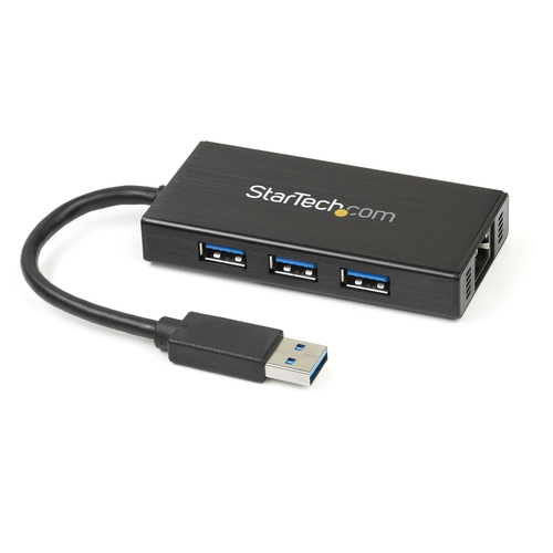 Tarjetas de red StarTech.com USB, RJ-45 1, 5000 Mbit/s, Alámbrico, Negro