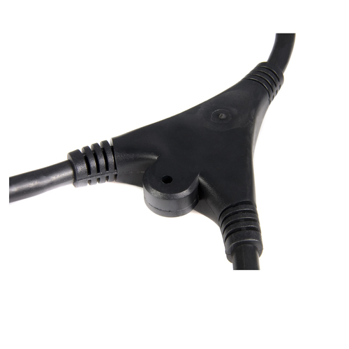 Miniatura 3 de Cables de poder StarTech.com PXT100Y Macho, Hembra 110 - 240 V, 3 m, Negro