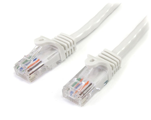 Patchcord StarTech.com Cat5e, 3 m, U/UTP (UTP), Blanco