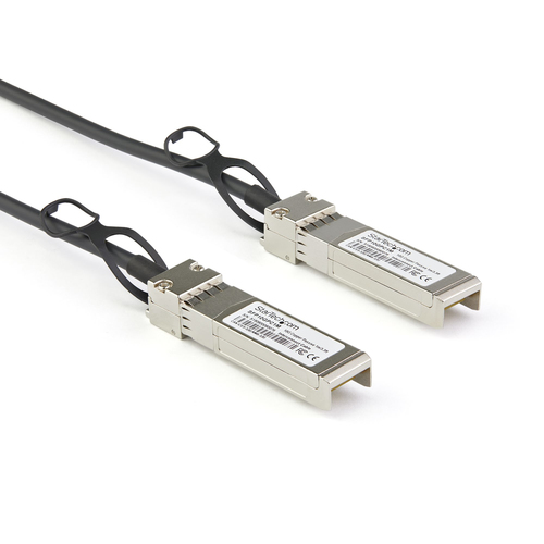 Cable StarTech.com Cable de 3m Twinax SFP+ a SFP+ con Conexión Directa 10GbE- Compatible con DAC-SFP-10G-3M de Dell EMC - Cobre - DAC Transceptor/Mini GBIC Pasivo de Bajo Poder 10 Gbps, 3 m, SFP, SFP