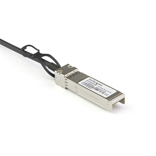 Miniatura 4 de Cable StarTech.com Cable de 3m Twinax SFP+ a SFP+ con Conexión Directa 10GbE- Compatible con DAC-SFP-10G-3M de Dell EMC - Cobre - DAC Transceptor/Mini GBIC Pasivo de Bajo Poder 10 Gbps, 3 m, SFP, SFP