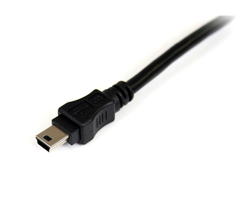Miniatura 4 de Cable USB StarTech.com Mini-USB B a 2 x USB A, 480 Mbit/s, Negro, Rojo