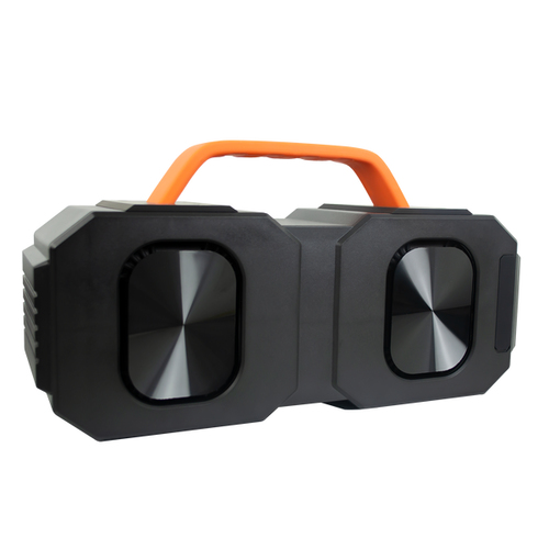 Miniatura 2 de Bocina Perfect Choice Agua Goliat Bt, Inalámbrico y alámbrico, Negro, Naranja