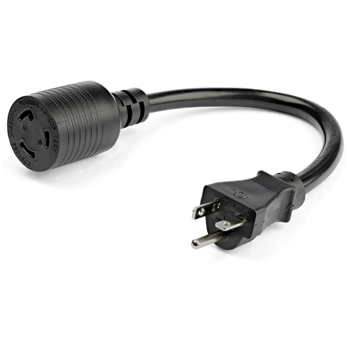 Cables de poder StarTech.com Macho, Hembra 125 V, 0.9 m, Negro