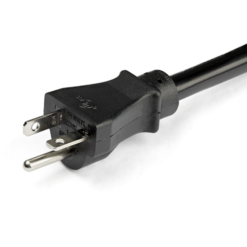 Miniatura 2 de Cables de poder StarTech.com Macho, Hembra 125 V, 0.9 m, Negro