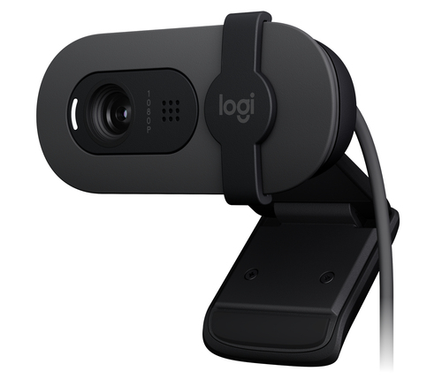 Miniatura 5 de Cámara web Logitech Brio 100 2 MP, 1920 x 1080 Pixeles, 30 fps, 720p, 1080p, Micrófono, USB, Grafito