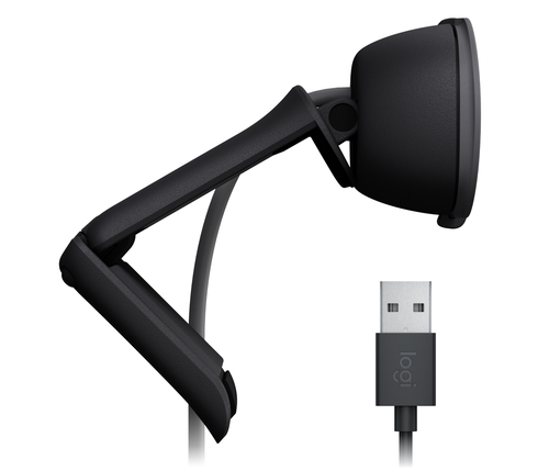 Miniatura 3 de Cámara web Logitech Brio 100 2 MP, 1920 x 1080 Pixeles, 30 fps, 720p, 1080p, Micrófono, USB, Grafito