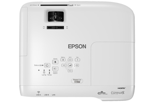 Miniatura 4 de Proyector Epson PowerLite V11H985020 3LCD, 4000 lúmenes ANSI, WXGA (1200x800), bocinas, Blanco