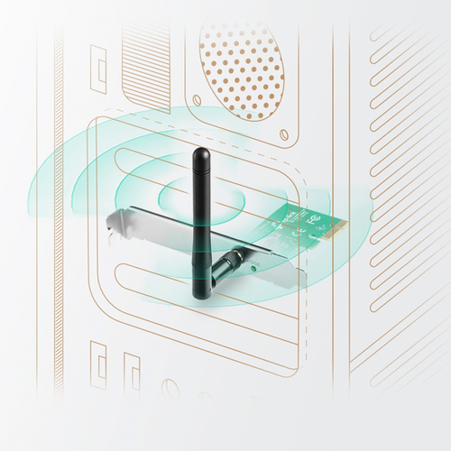 Miniatura 4 de Tarjeta de red inalambrica TP-Link TL-WN781ND PCI Express, Verde