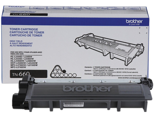 Miniatura 5 de Tóner Brother TN-660 Original, Negro, Alto rendimiento (XL)