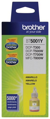 Cartucho de tinta Brother BT5001Y Original, Amarillo, Extra (Súper) alto rendimiento