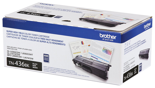 Miniatura 3 de Tóner Brother TN-436BK Original, Negro, Extra (Súper) alto rendimiento