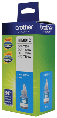 Miniatura 3 de Cartucho de tinta Brother BT5001C Original, Cian, Extra (Súper) alto rendimiento
