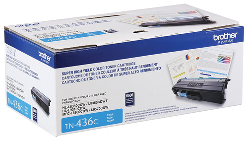 Tóner Brother TN-436C Original, Cian, Extra (Súper) alto rendimiento