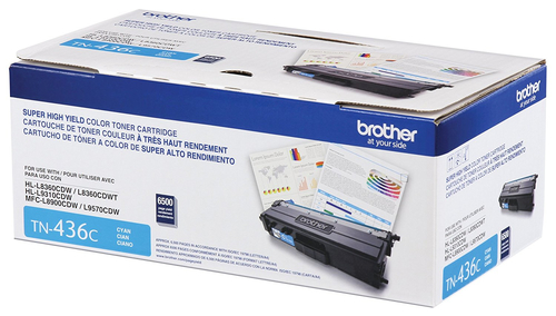 Miniatura 4 de Tóner Brother TN-436C Original, Cian, Extra (Súper) alto rendimiento