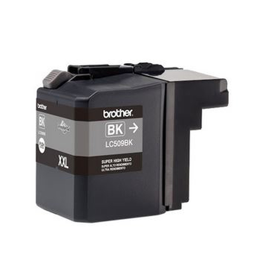 Cartucho de tinta Brother LC-509BK Original, Negro, Extra (Súper) alto rendimiento