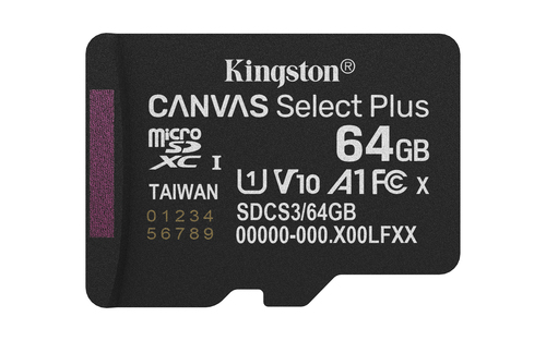 Miniatura 4 de Memoria Kingston Technology Canvas Select Plus Gen3 64 GB, Velocidad 100 MB/s, Clase 10