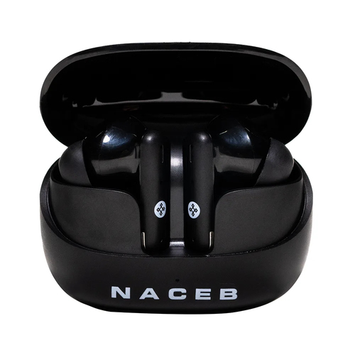 Audífonos Naceb Technology Na-0322 Intra auditivo, Inalámbrico, Bluetooth, Negro