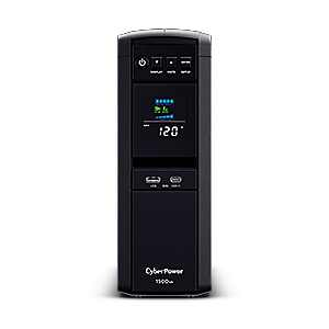 Miniatura 5 de No Break CyberPower CP1500PFCLCDa 1.5 kVA / 1000 W, 1445 J, Entrada 144 V, 12 salidas AC, Negro