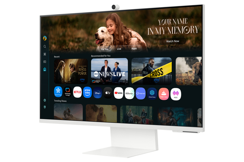 Miniatura 2 de Monitor Samsung Smart Monitor LS32FM801ULXZX LCD, 32", 4K Ultra HD, VA, 60 Hz, 4 ms, Blanco