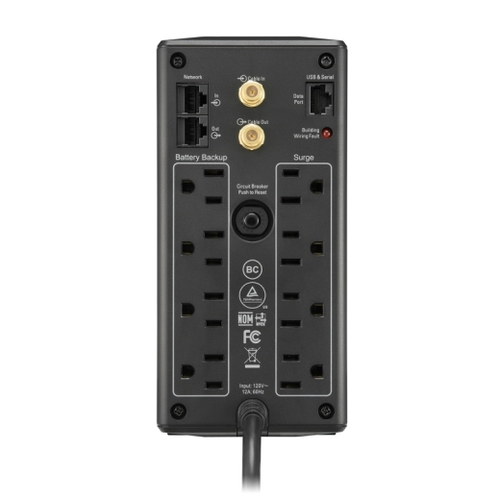 Miniatura 4 de No Break APC BX850M-LM60 0.85 kVA / 510 W, Entrada 139 V, 8 salidas AC, Negro