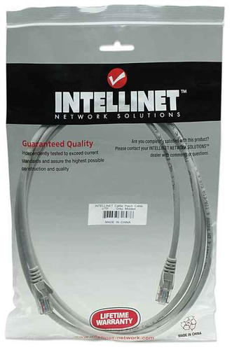 Miniatura 4 de Patchcord Intellinet Cable de red, Cat5e, UTP Cat5e, 15 m, U/UTP (UTP), Gris