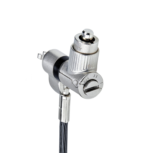 Miniatura 4 de Cable antirrobo StarTech.com Kensington, Nano, Noble, 2 Teclas, 2 m, Acero al carbón, Plástico, Negro