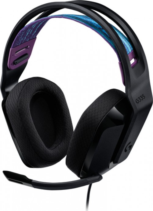 Audífonos Logitech G G335 Diadema, Alámbrico, 3.5 mm, Negro