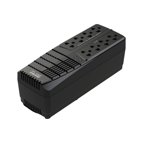 Miniatura 4 de Regulador Epcom EPL2000AVR 2 kVA / 1000 W, Entrada 95 - 148 V, 8 salidas AC, Negro