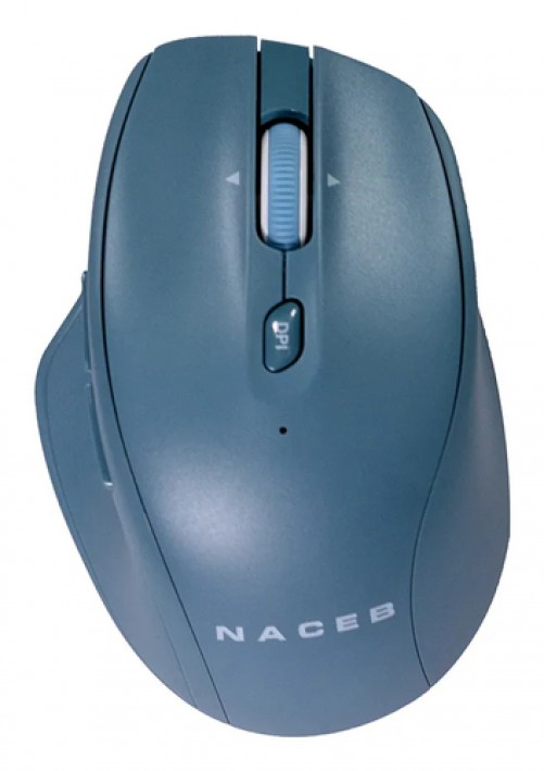 Mouse Naceb Technology Na-0139 5 Botones, 1600 DPI, RF inalámbrico, Azul