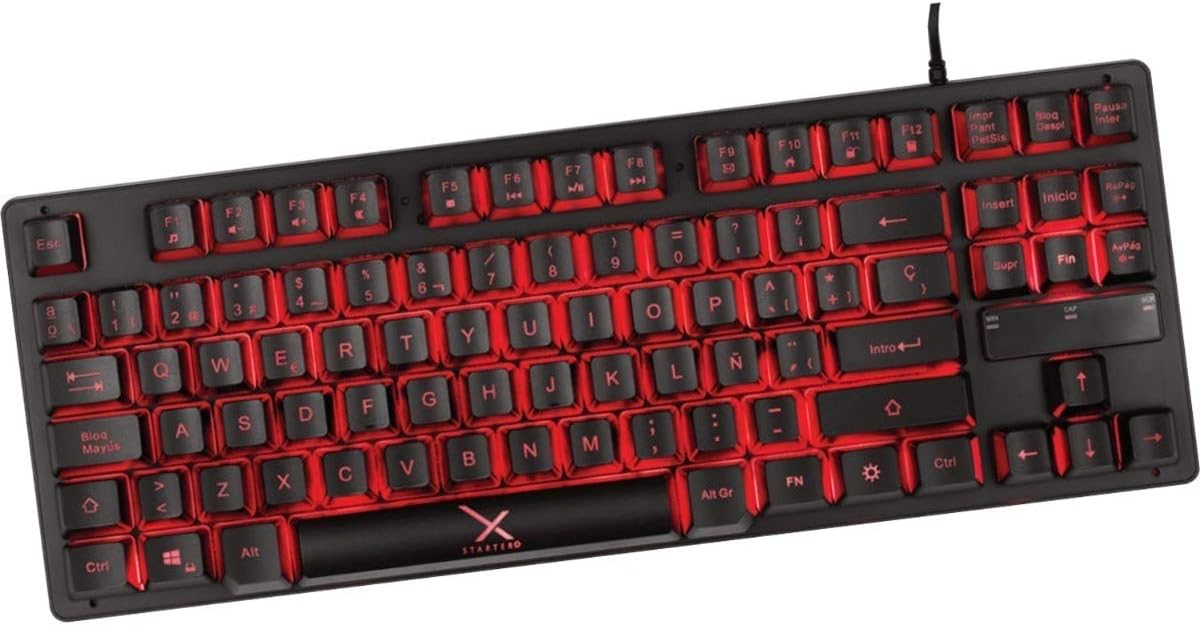 Miniatura 3 de Teclado XZEAL XSATGA1B Alámbrico, USB, LED, Negro