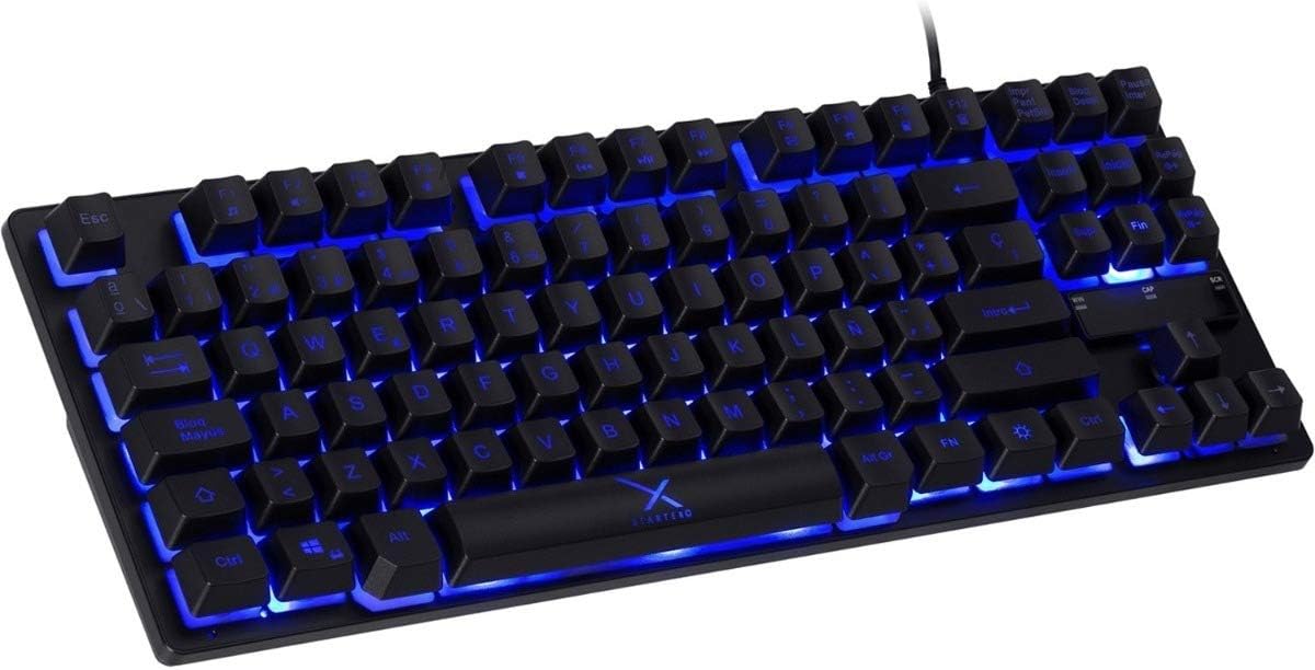 Miniatura 2 de Teclado XZEAL XSATGA1B Alámbrico, USB, LED, Negro