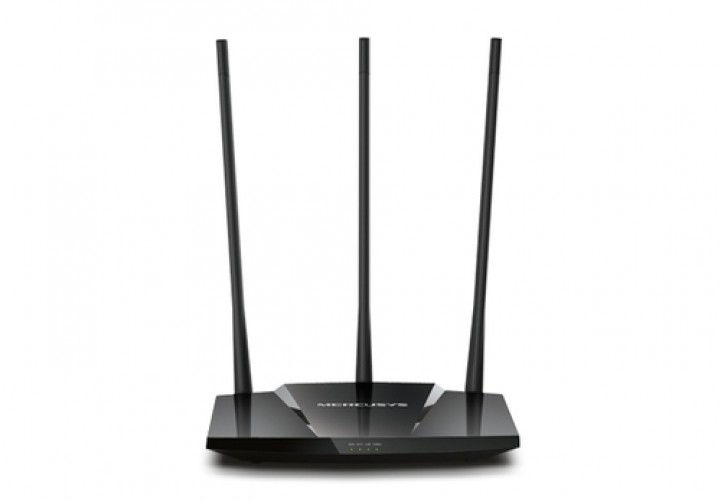 Ruteador Inalambrico Mercusys MW330HP 3 ant., Wi-Fi 4 (802.11n), 3 RJ-45, 300 Mbit/s, Negro