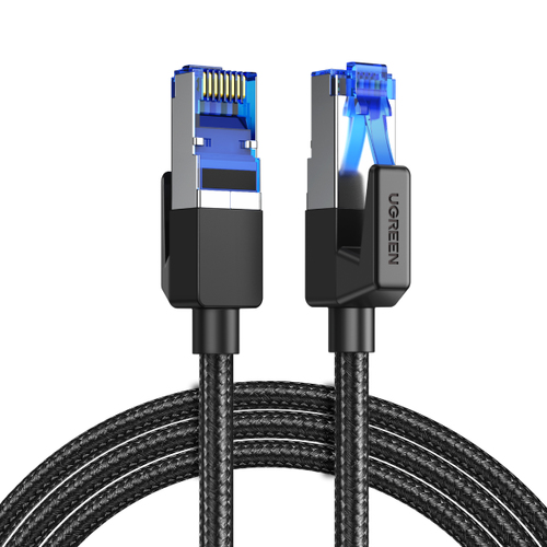 Patchcord Ugreen 80433 Cat8, 5 m, F/UTP (FTP), Negro