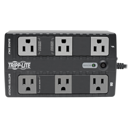 Miniatura 5 de No Break Tripp Lite 0.35 kVA / 210 W, 316 J, Entrada 120 V, 6 salidas AC, Negro