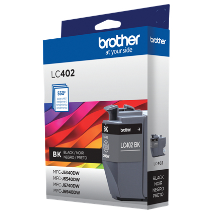Miniatura 2 de Cartucho de tinta Brother LC402BKS Original, Negro, Rendimiento estándar