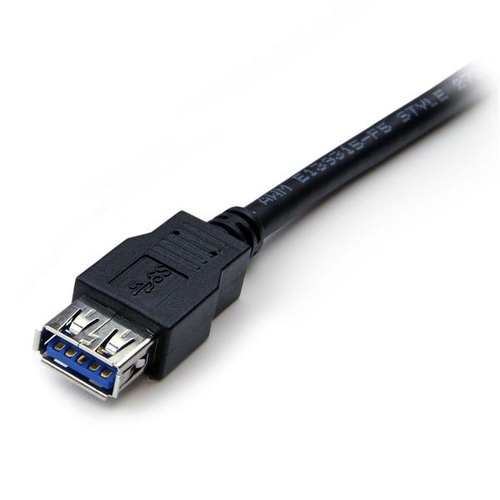 Miniatura 3 de Cable USB StarTech.com USB A a USB A, 5000 Mbit/s, Negro