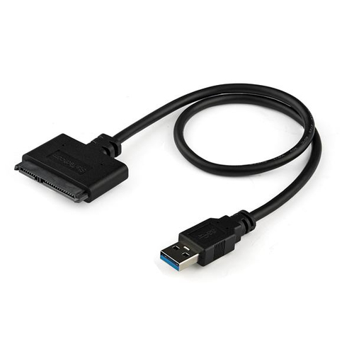 Docking Station StarTech.com Cable SATA a USB con UASP, Negro, 6 Gbit/s, CE, FCC, REACH, 0 - 60 °C, -10 - 70 °C, 49 mm