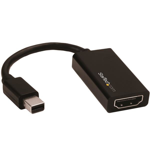 Adaptador vídeo StarTech.com Mini DisplayPort a HDMI, 0.148 m, Negro