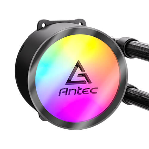 Miniatura 3 de Enfriamiento Liquido ANTEC Omni 360 ARGB, radiador de 360 mm, tres ventiladores PWM de 120 mm, bomba espejo ARGB, compatibilidad Intel y AMD.